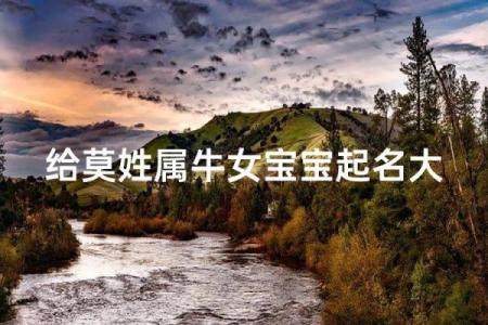 给晚上8点出生的属牛男孩起名用什么字好姓名