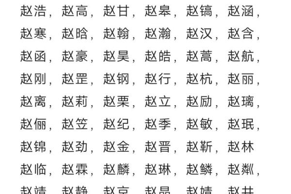 赵姓女孩名字大全-赵姓女孩起名字大全-赵姓名字大全姓名